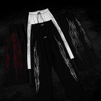 Dark Shadow Uncuffed Trackpants [DIVINE WHITE]