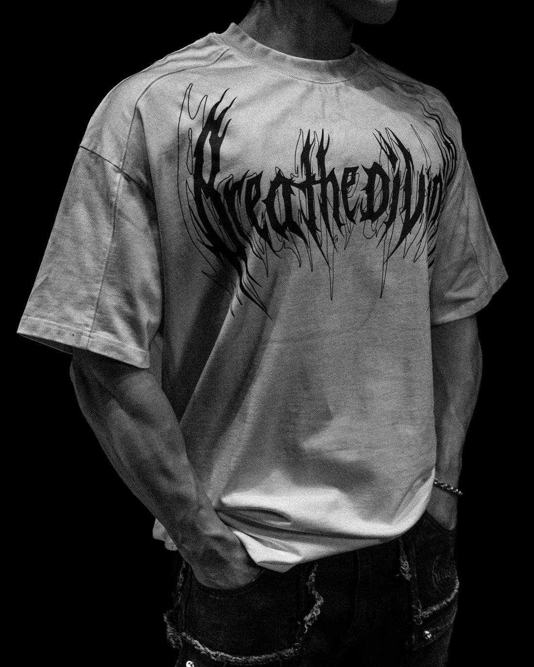 Hellspawn Ruined Oversized T-shirt [BONE]