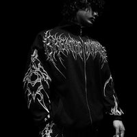 Netherwalker Oversized Zip-up jacket [VOID BLACK]