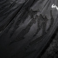 Destroyed Banana Shape sweatpants [SMOKE WASHED]