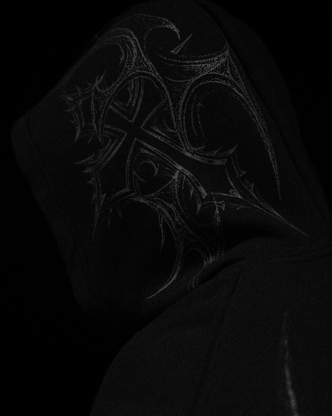 Nightfall Oversized Pullover Hoodie [VOID BLACK]