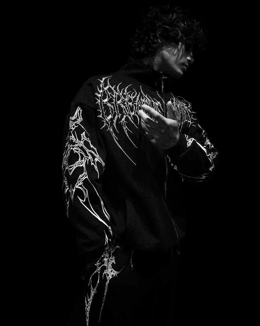 Netherwalker Oversized Zip-up jacket [VOID BLACK]