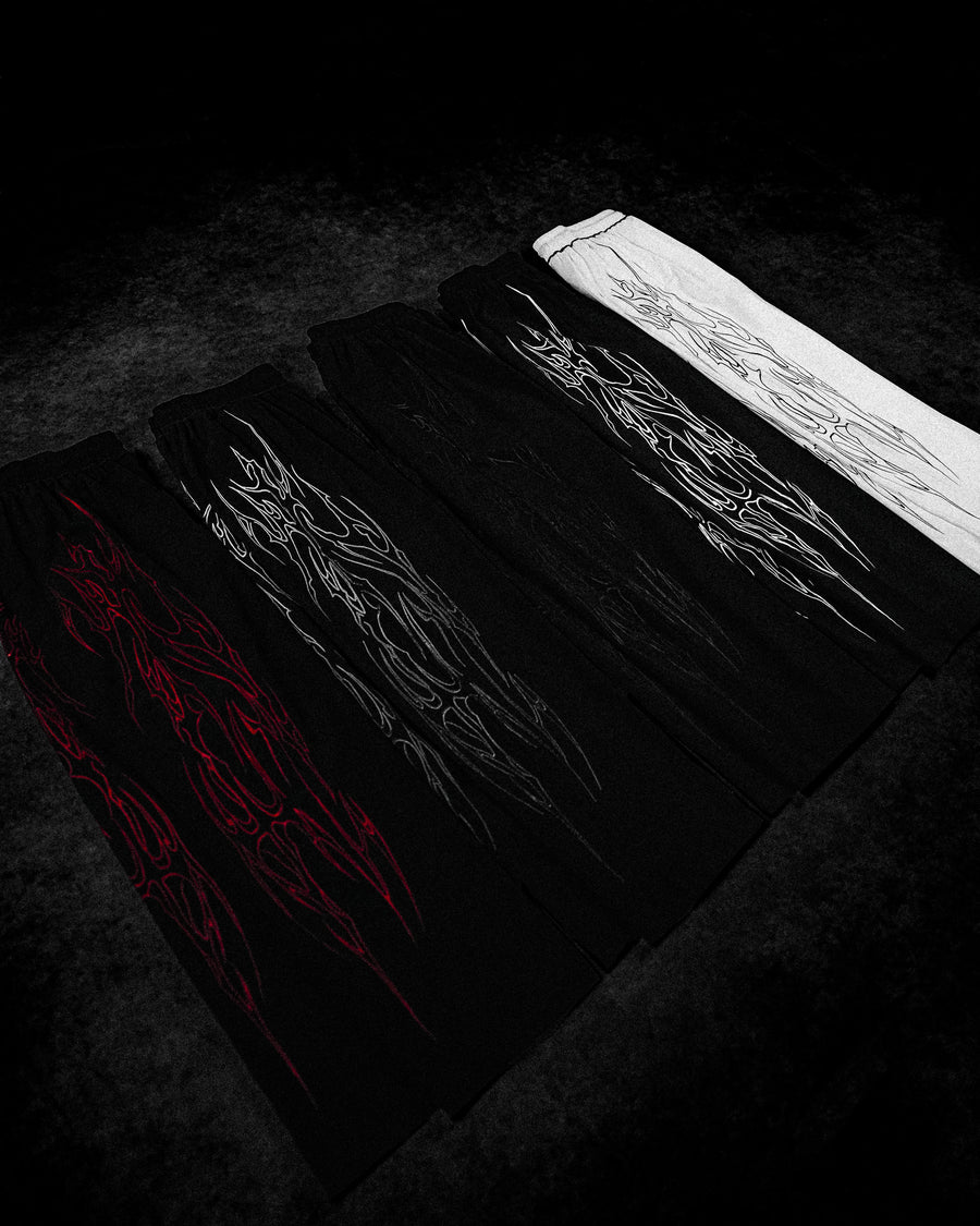 Dark Shadow Uncuffed Trackpants [VOID BLACK]