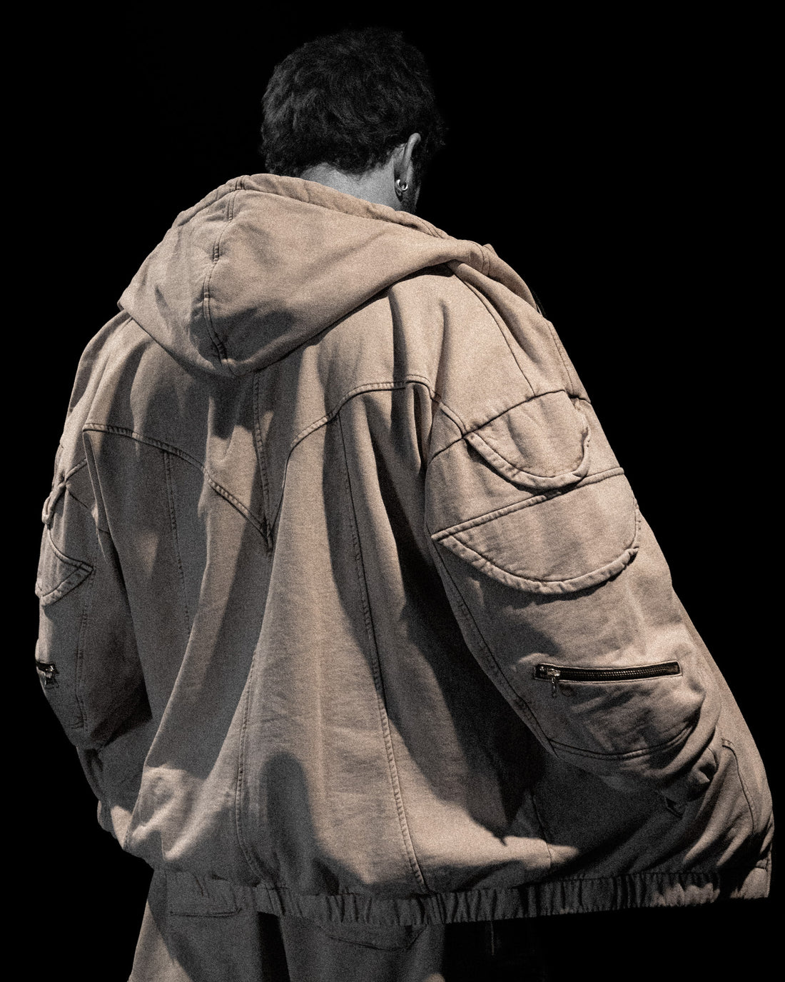 Mercenary Tactical Oversized Full-Zip Hoodie [BONESAW]