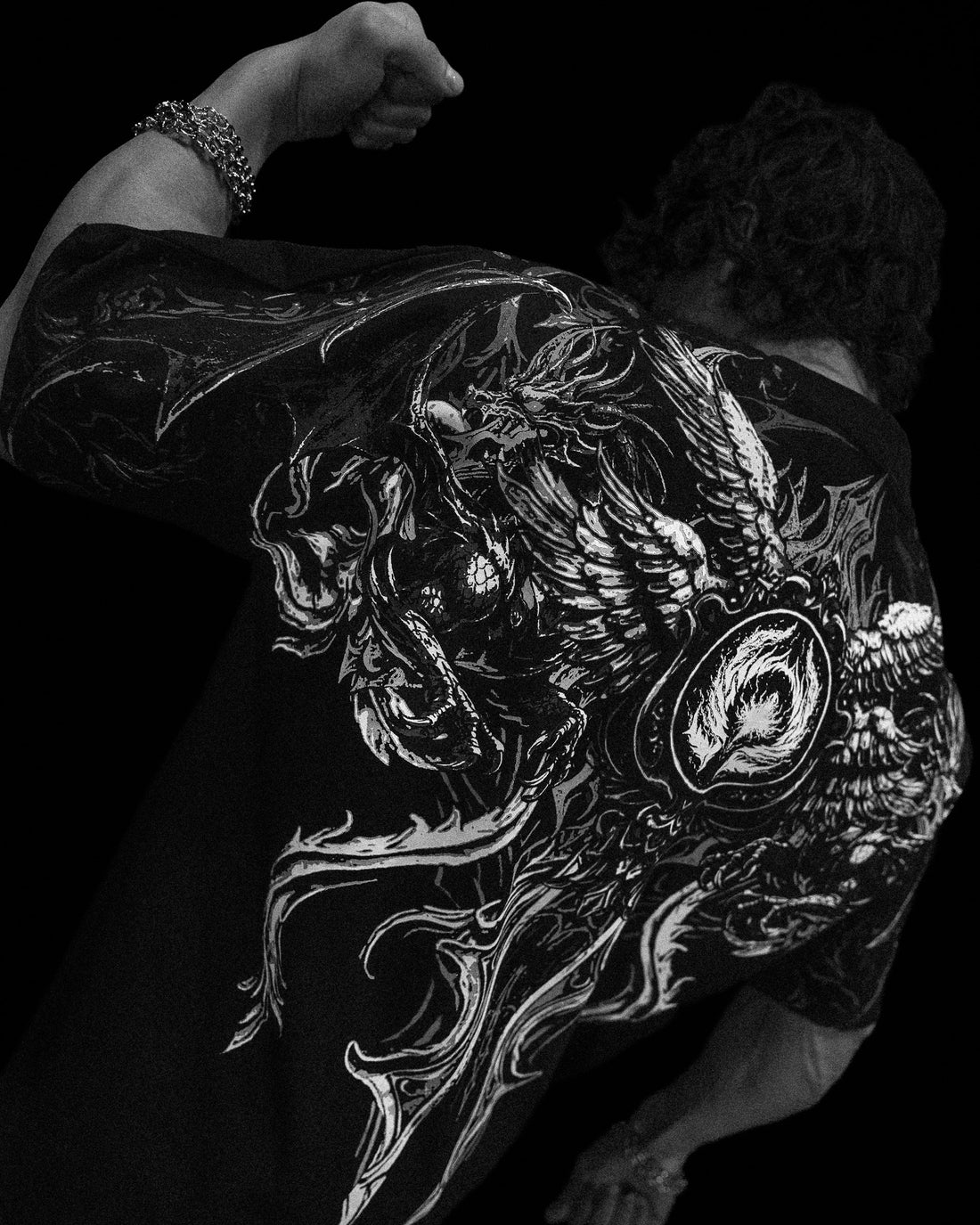 Seraphim Oversized T-SHIRT [VOID BLACK]