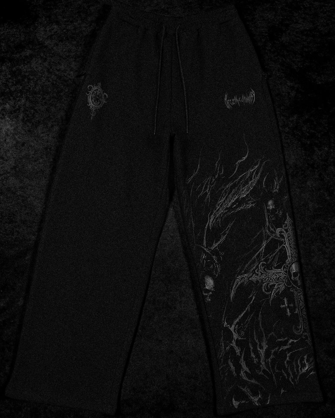 Wyvern Uncuffed luxury sweatpants [DARKNESS]