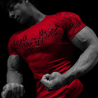 Void Tech™ Venom Texture shortsleeve Compression [CRIMSON]