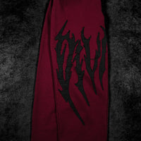 Destroyed Banana Shape sweatpants [CRIMSON]