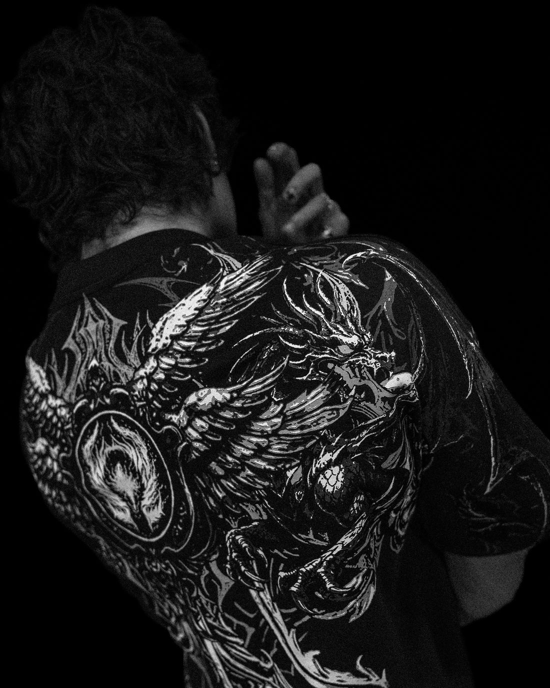 Seraphim Oversized T-SHIRT [VOID BLACK]