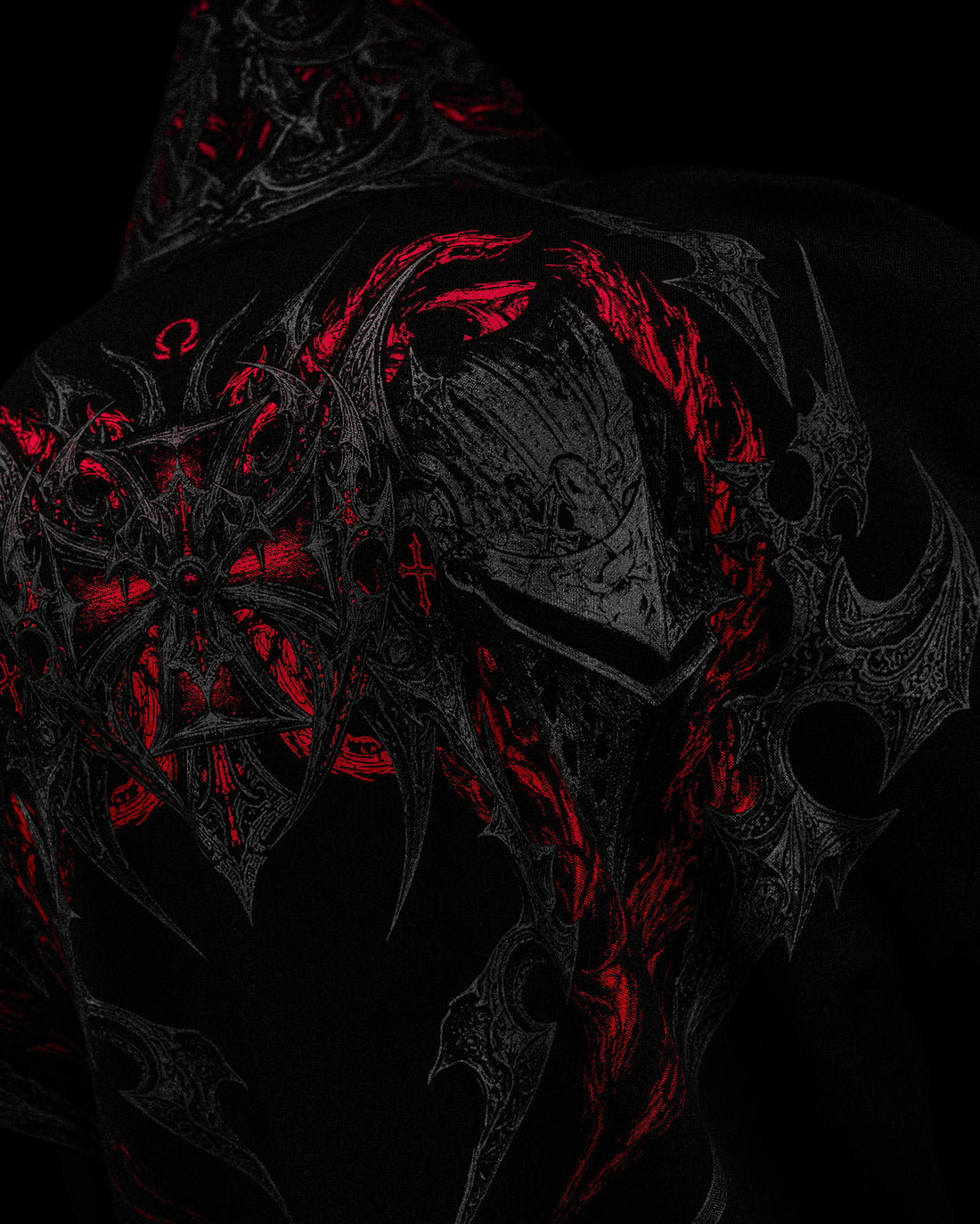 Berserker Oversized Zip-up Hoodie [NIGHTMARE]