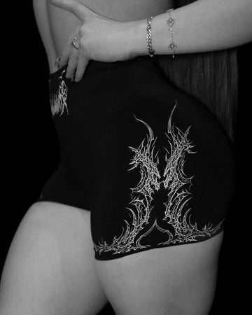 Women's Void Tech™ Dark Valkyrie Seamless Shorts [VOID BLACK]