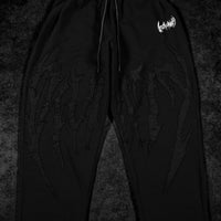 Destroyed Banana Shape sweatpants [DARKNESS]