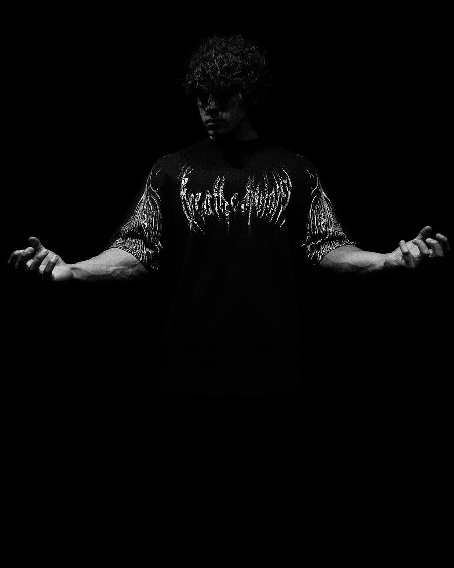 Hellfire Oversized T-shirt [VOID BLACK]
