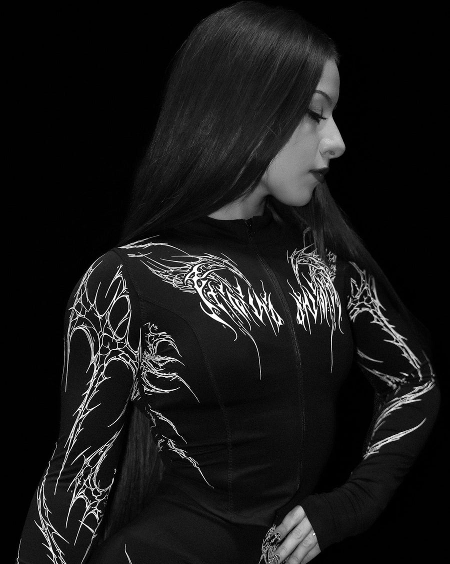 Women's Void Tech™ Moonveil Zip-up Compression jacket [VOID BLACK]