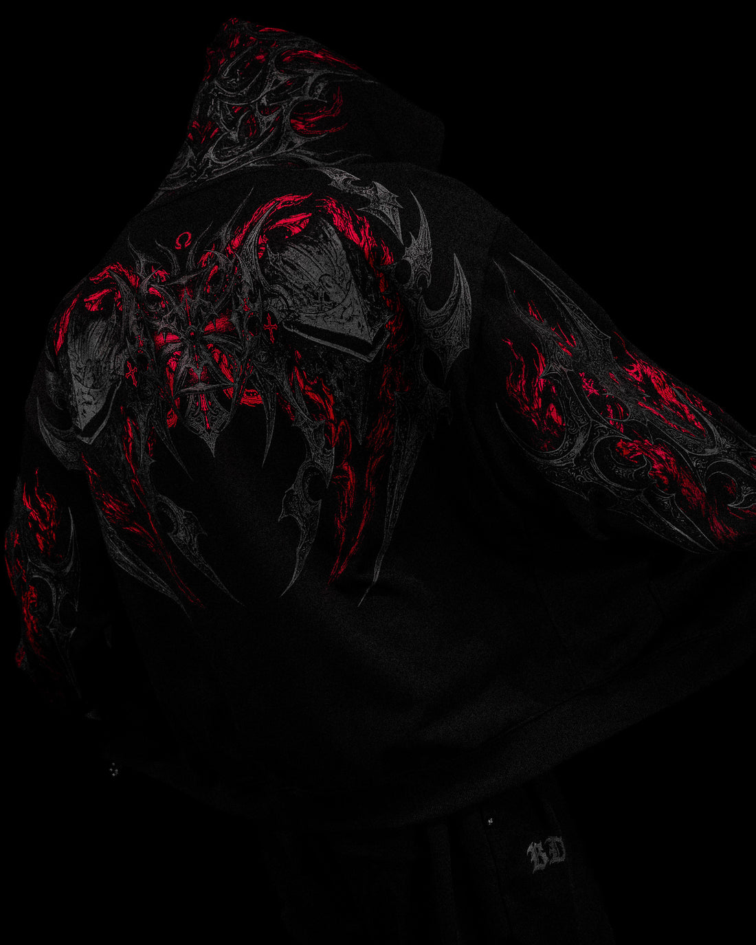 Berserker Oversized Zip-up Hoodie [NIGHTMARE]