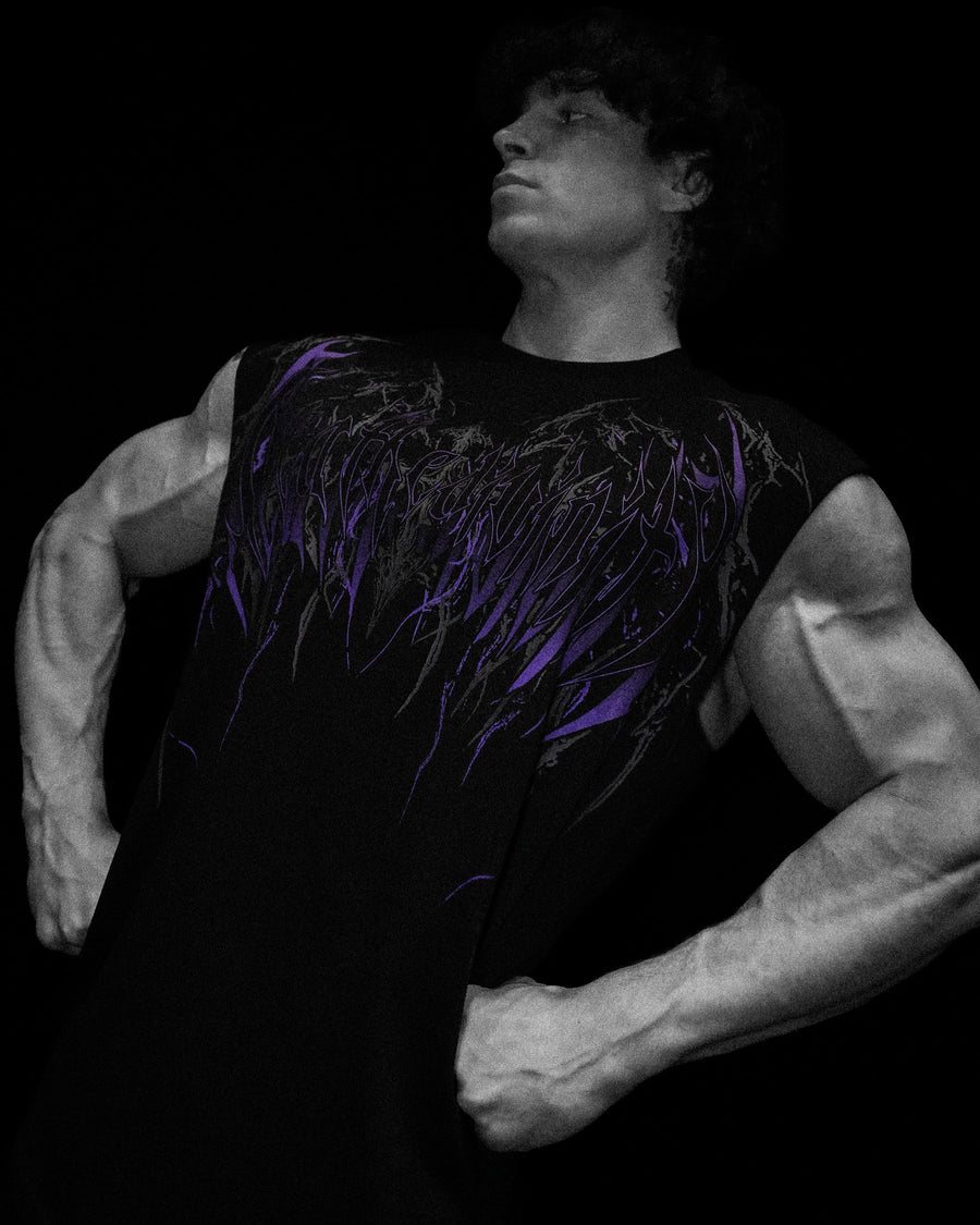 Dark Matter Oversized Cutoff Tee [DUSK]