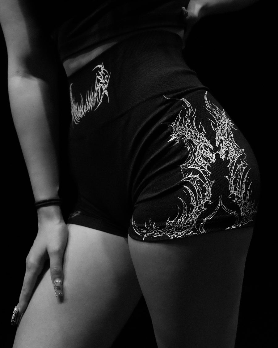 Women's Void Tech™ Dark Valkyrie Seamless Shorts [VOID BLACK]