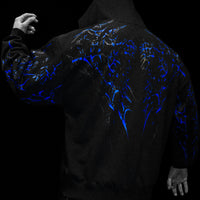 Deathkeeper Oversized Zip-up Hoodie [MOONLIGHT BLUE]