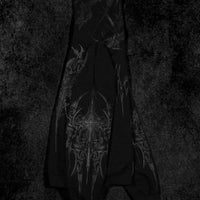 Death Blight Oversized Zip-Up Hoodie [DARKNESS]