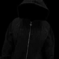 Berserker Oversized Zip-up Hoodie [DARKNESS]