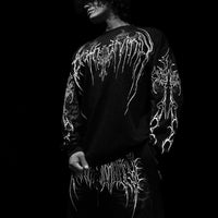 Evangelion Oversized Longsleeve T-shirt [VOID BLACK]
