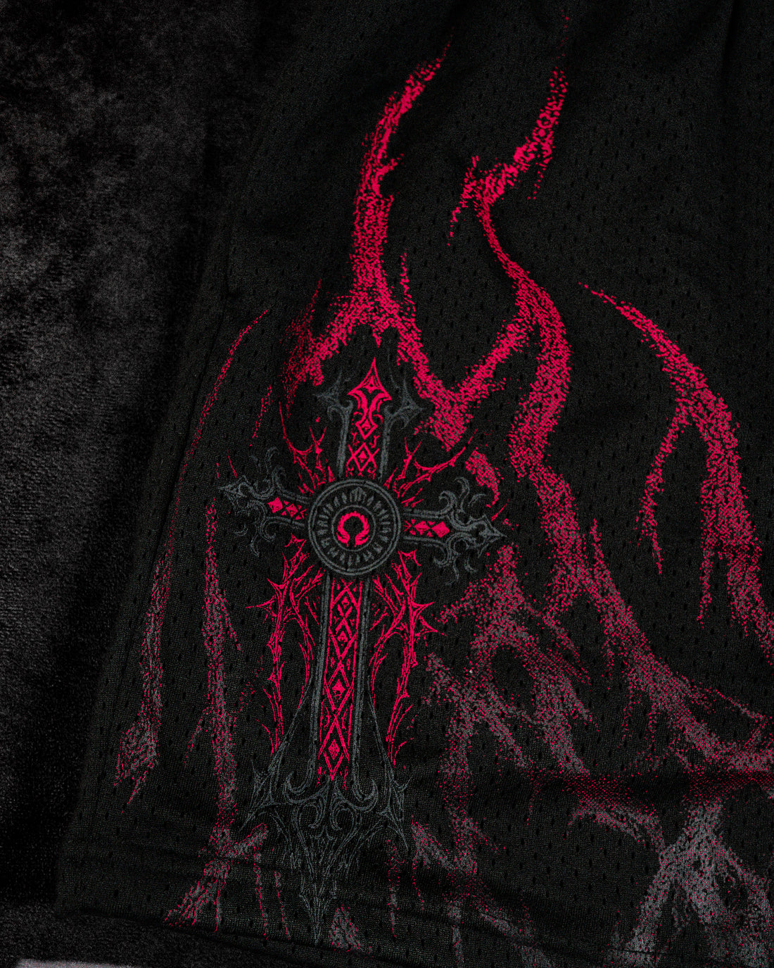 Eternal Flame Bodybuilding Mesh shorts [NIGHTMARE]
