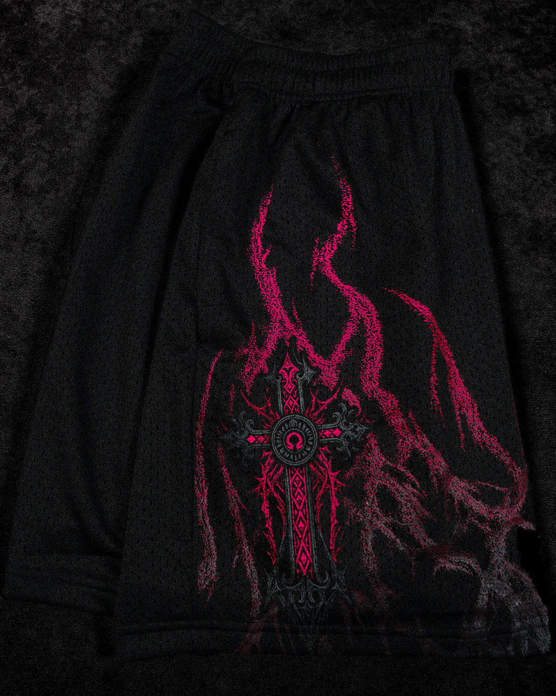 Eternal Flame Bodybuilding Mesh shorts [NIGHTMARE]