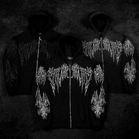 Abyssal Wraith Oversized Zip-up Hoodie [DARKNESS]