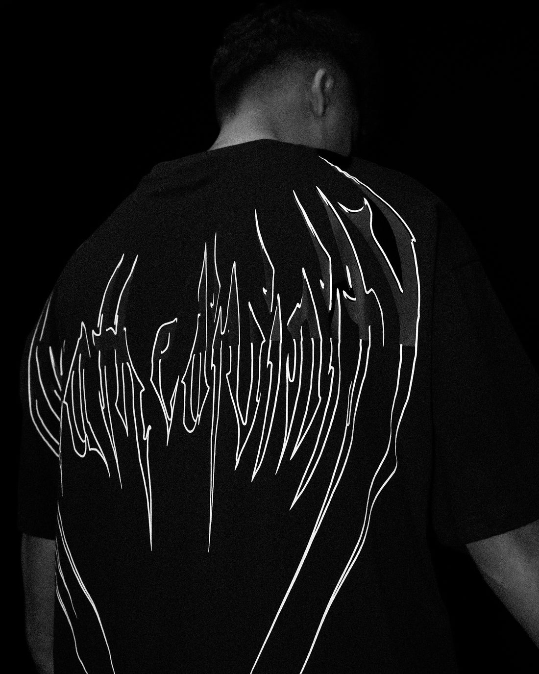 Comfort Oversized Lightweight T-shirt [VOID BLACK]