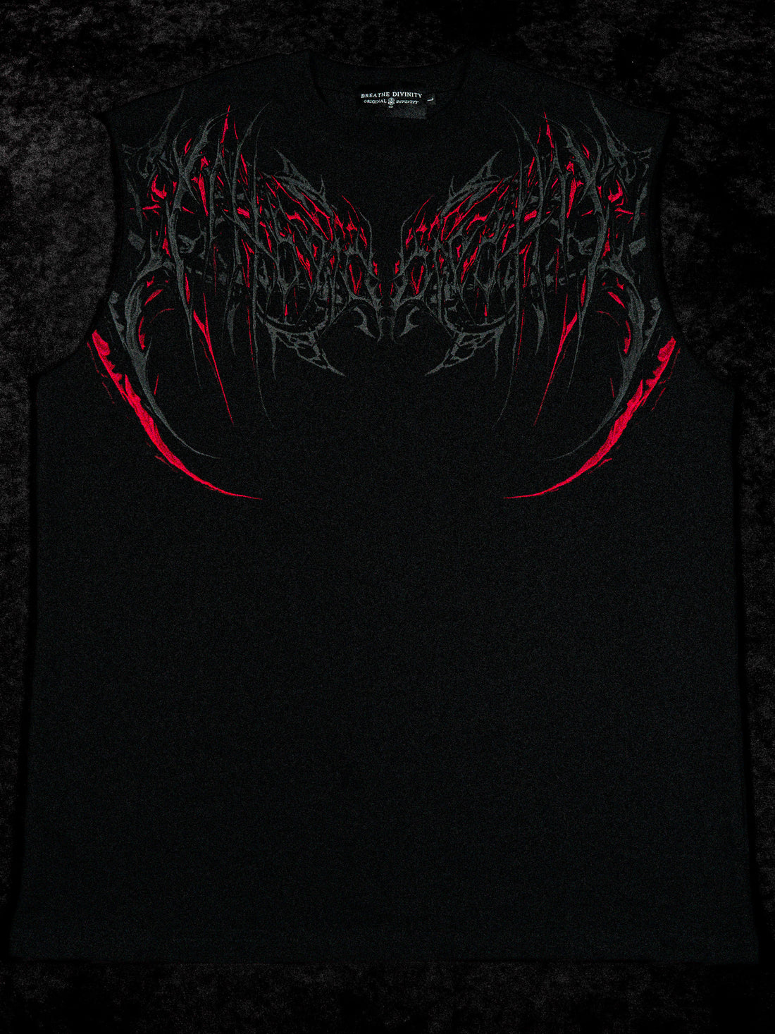 Dark Forge Oversized Cutoff Tee [NIGHTMARE]