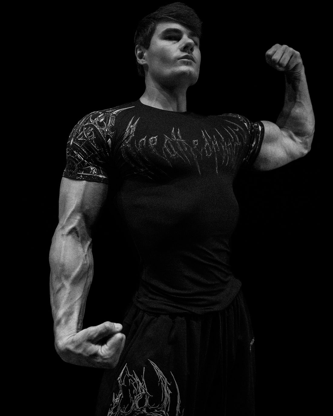 Void Tech™ BloodBorne shortsleeve Compression [VOID BLACK]