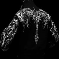 Deathblade Oversized pullover hoodie [VOID BLACK]