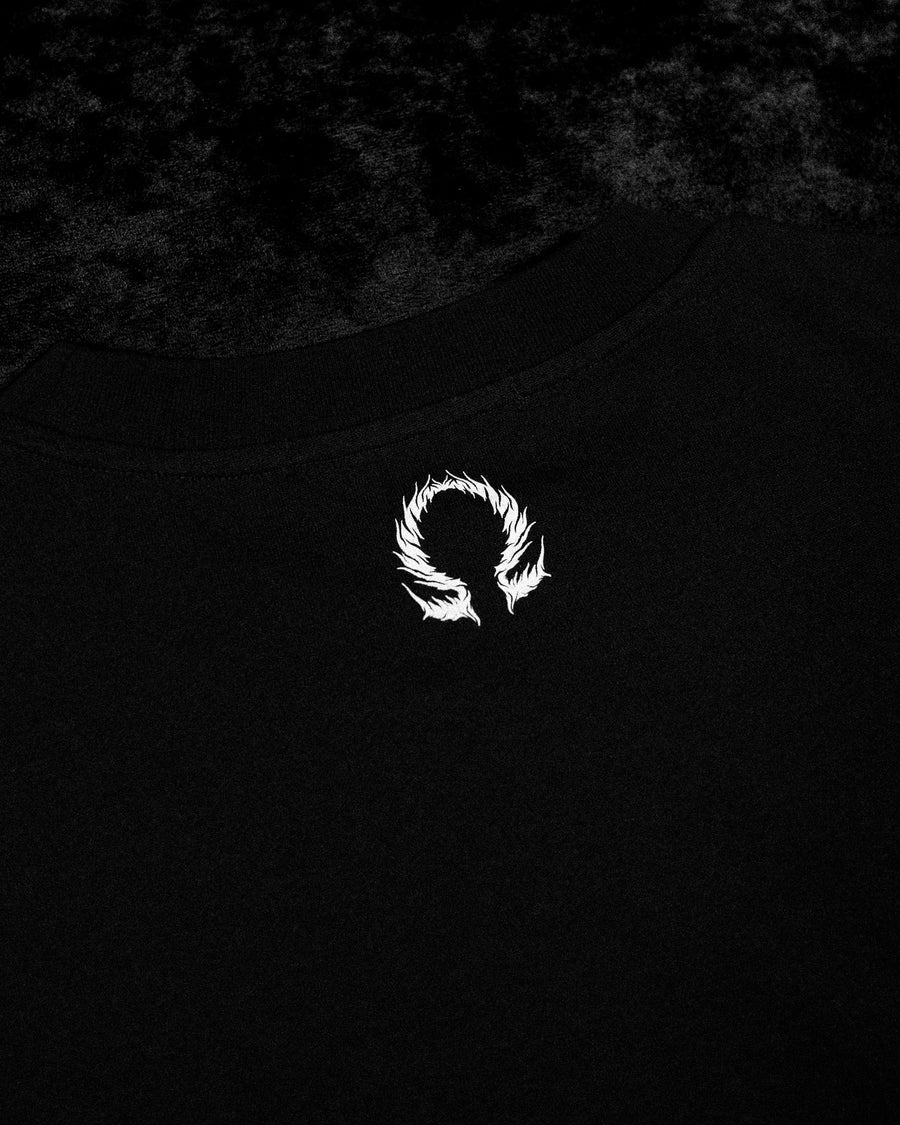 Dark Forge Oversized Cutoff Tee [VOID BLACK]
