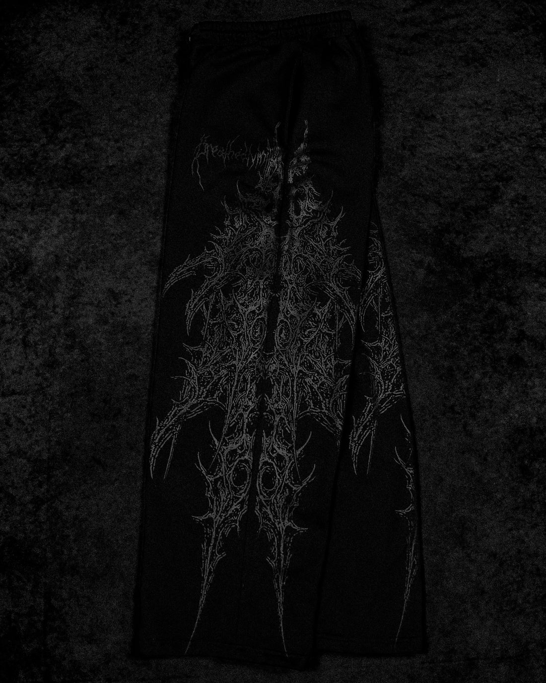 Cyber Scythe Uncuffed luxury sweatpants [DARKNESS]