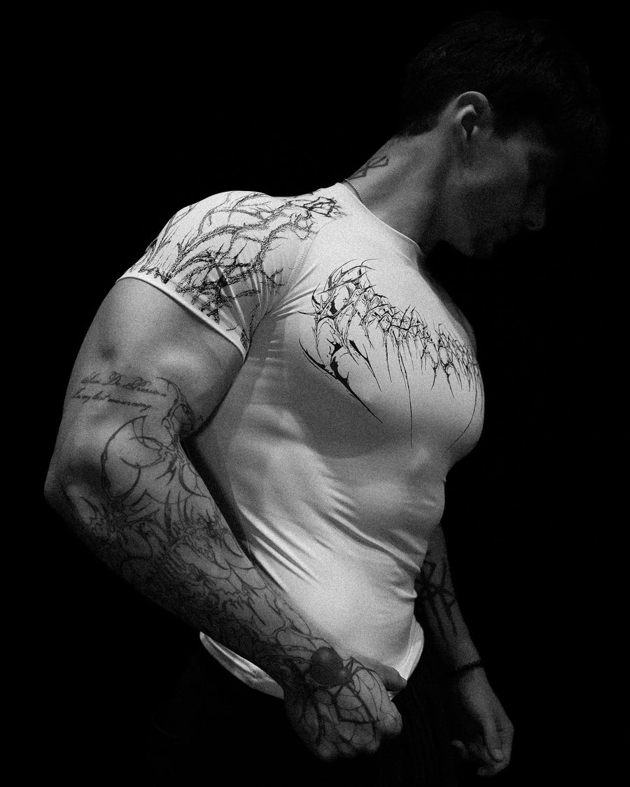 Void Tech™ Soul Decay shortsleeve Compression [DIVINE WHITE]