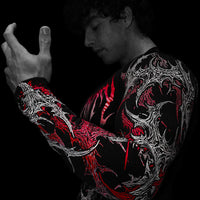 Void Tech™ Infernal longsleeve Compression [HEAVENLY RED]