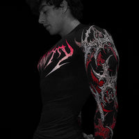 Void Tech™ Infernal longsleeve Compression [HEAVENLY RED]