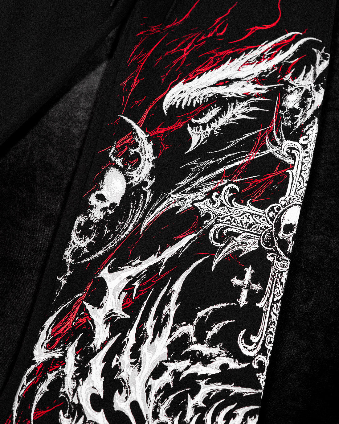 Wyvern Uncuffed luxury sweatpants [HEAVENLY RED]
