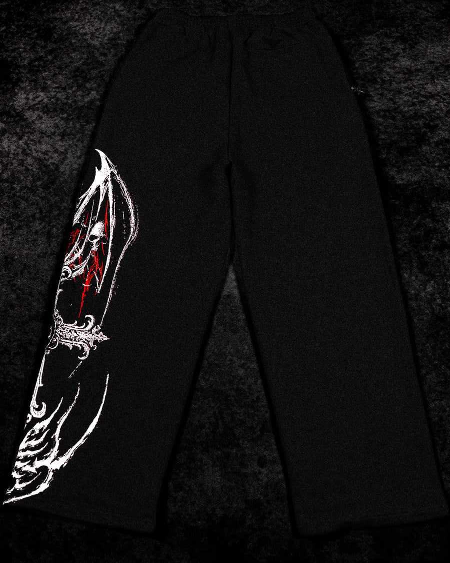 Wyvern Uncuffed luxury sweatpants [HEAVENLY RED]