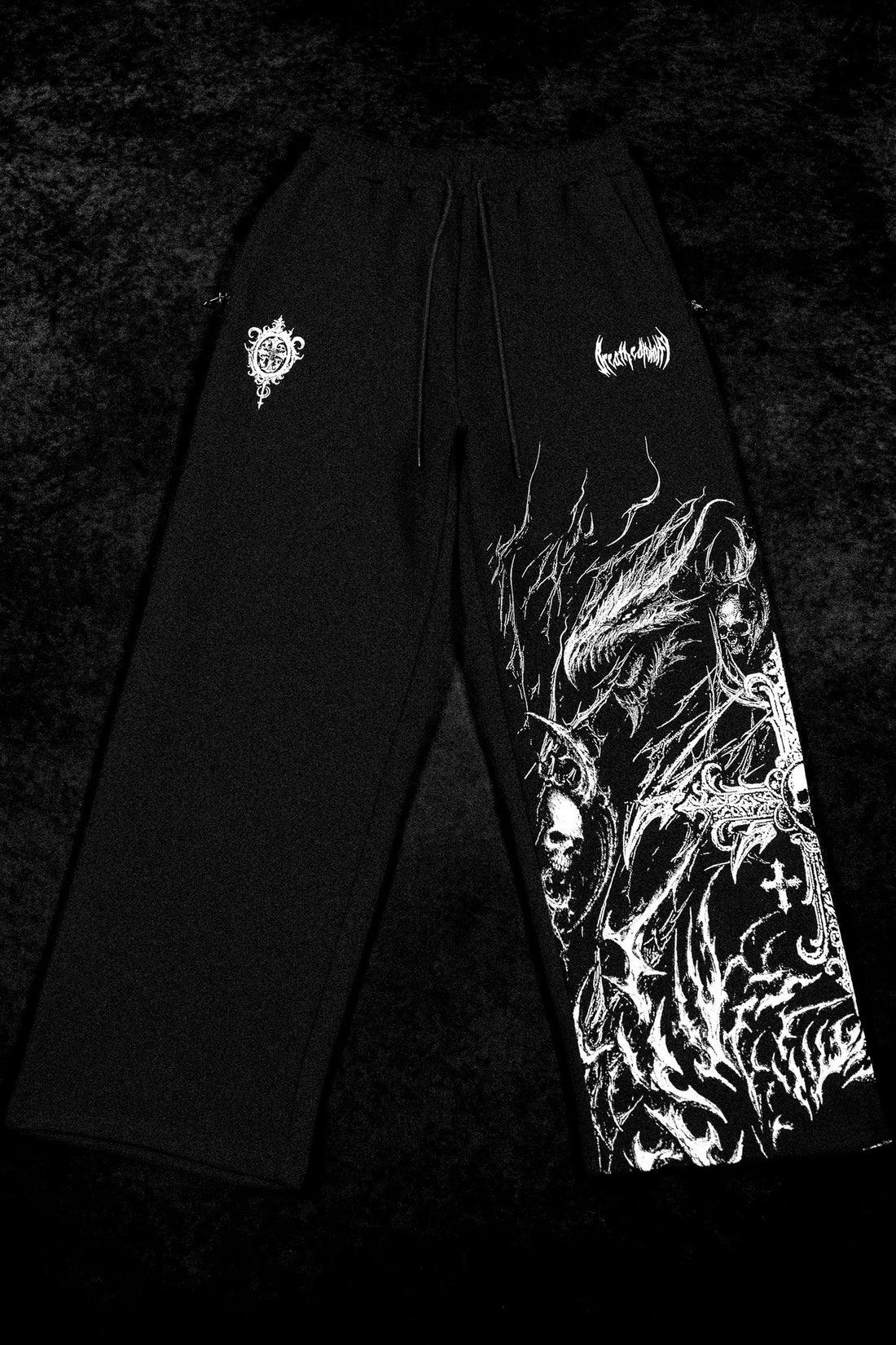 Wyvern Uncuffed luxury sweatpants [VOID BLACK]