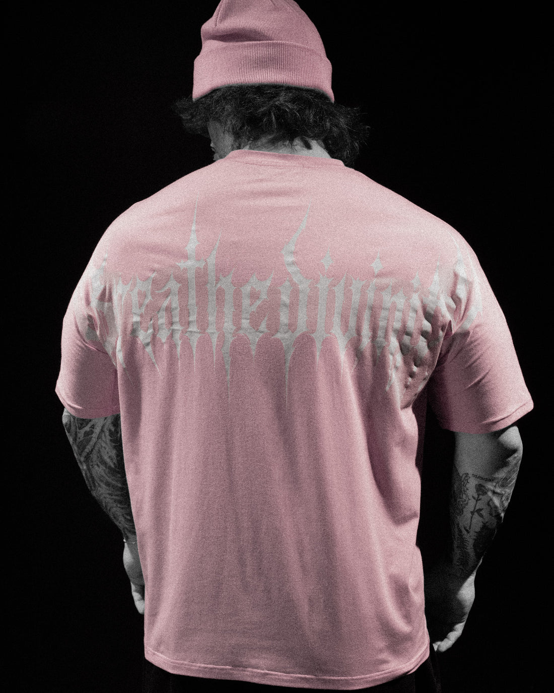 Essential Embroidery Cuff Beanie [HEAVENLY PINK]