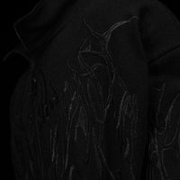 Obsidian Oversized Zip-up Jacket [DARKNESS]