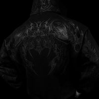 Berserker Oversized Zip-up Hoodie [DARKNESS]