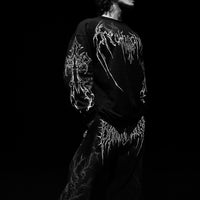 Evangelion Oversized Longsleeve T-shirt [VOID BLACK]
