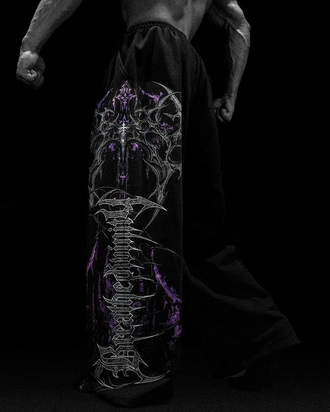 Death-Script Oversized Uncuffed Cargos [DUSK]
