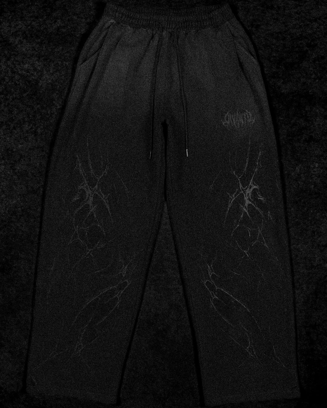 Blood Omen Banana Shape Uncuffed luxury sweatpants [SMOKE]
