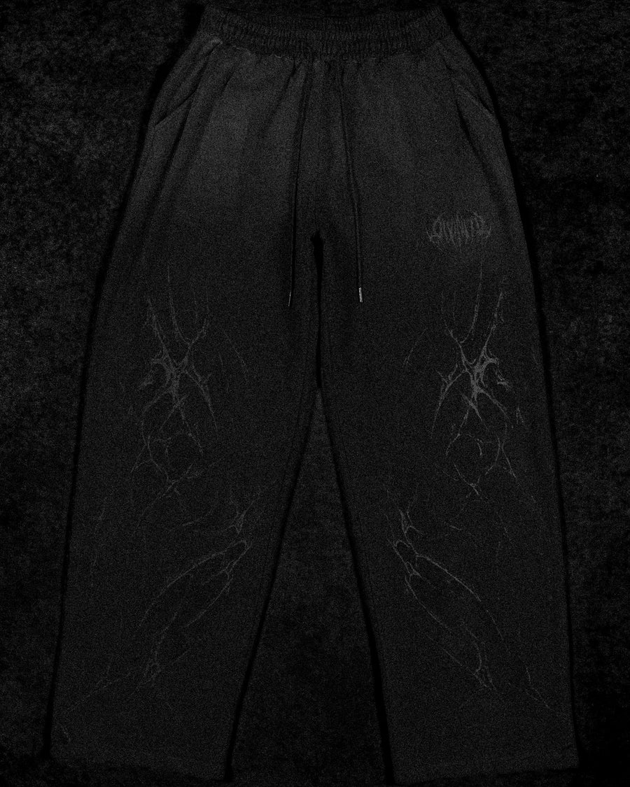 Blood Omen Banana Shape Uncuffed luxury sweatpants [SMOKE]