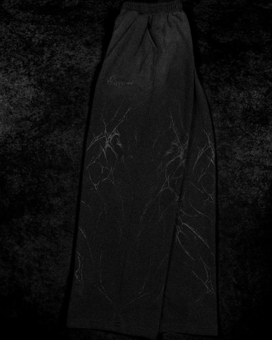 Blood Omen Banana Shape Uncuffed luxury sweatpants [SMOKE]