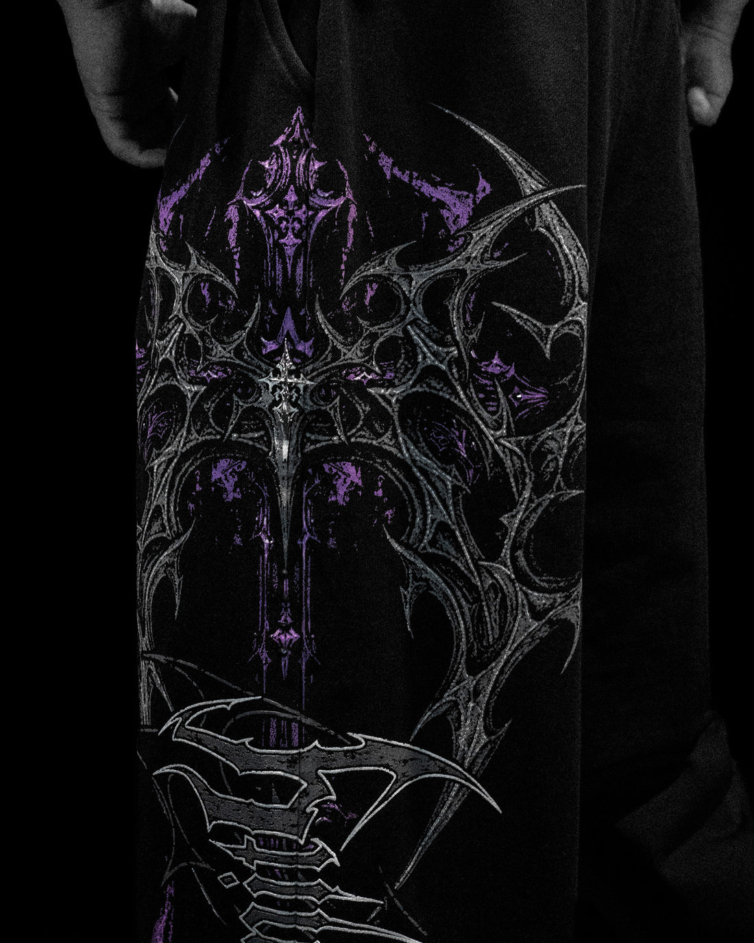 Death-Script Oversized Uncuffed Cargos [DUSK]