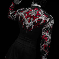 Void Tech™ Infernal longsleeve Compression [HEAVENLY RED]